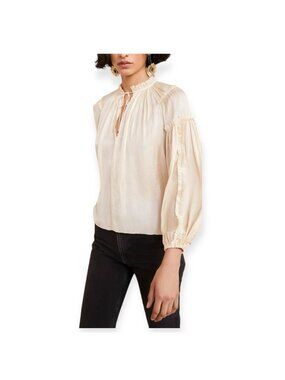 Ulla Johnson Maeve Blouse In Dawn, Size 4,  New with Tag